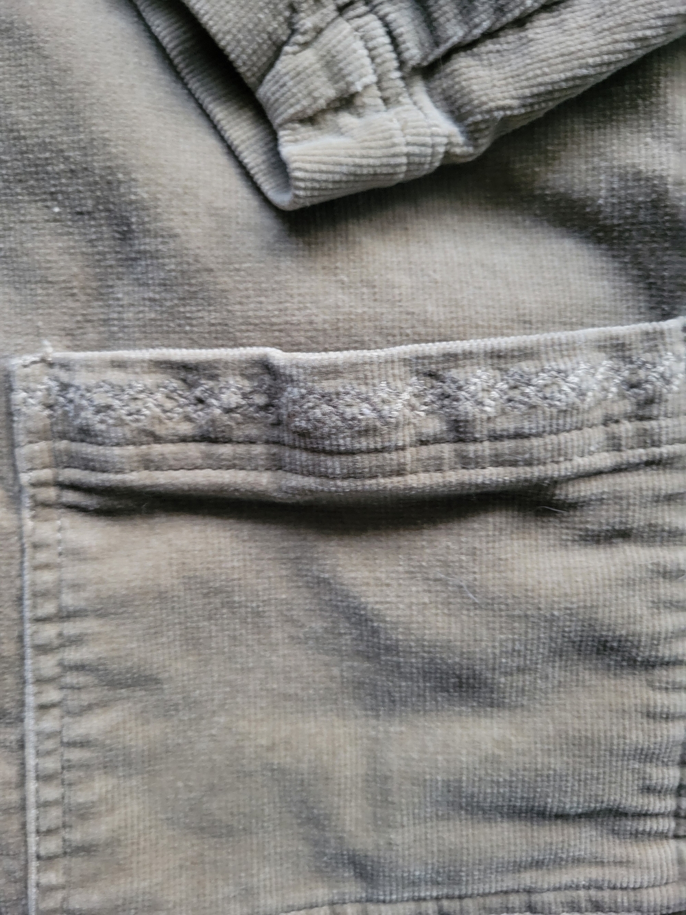 Vintage Denim&Co Tan Lightweight Collarless Shirt Jacket - Picture 4 of 12
